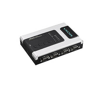 NPort 6450-T - 4 Port Terminal Device Server, US Plug, 3 in 1, 10/100M Ethernet, 12-48 VDC, w/o adapter by MOXA
